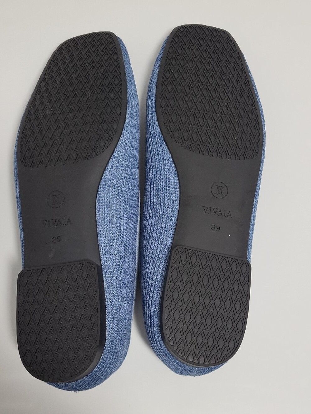 VIVAIA Margot Women's Knit Ballet Flats — Slate Blue US 8 EU 39 - Picture 5 of 7
